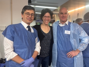DRA. BARBARA SEELIGER, GR. JAIME VILAÇA Y  DR. OSCAR VIDAL