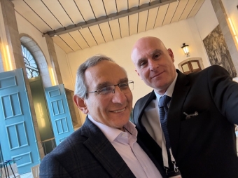 Prof. Oscar Vidal i Prof. Hanna (presidente  EAES)